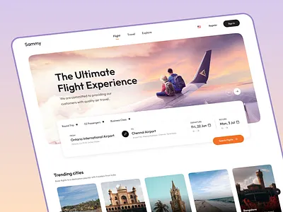 Travel Experience branding design designer illustration logo ui ui ux uidesign uiux webdesign