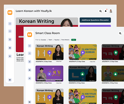 Smart Class Room UI admin dashboard design designing education education app ui education dasboard figma figma ui smart classroom ui ui design video dashboard