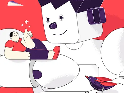 MAGAZINE ILLUSTRATION 2d flat 2d geometric graphic design illustration magazine illustration