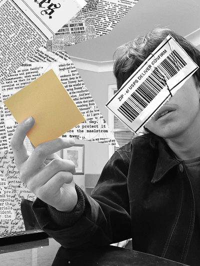 Barcode Boy - Bio Visual Album abstract collage graphic design