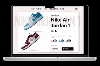 Nike Shows Show Concept desktop illustration motion graphics ui