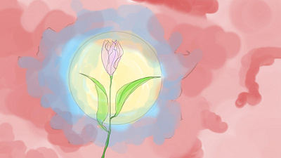 The Daffodil's Dance: Innocence Unveiled autodesk sketchbook design digital illustration illustration reality the world