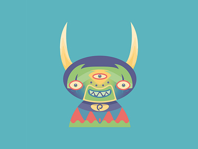 Cute Monster I-3 adobe adobeillustrator adobephotoshop characterdesign illustration illustrator monster vector