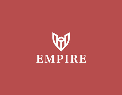 Empire empire logo graphic design helmet logo logo design minimal logo