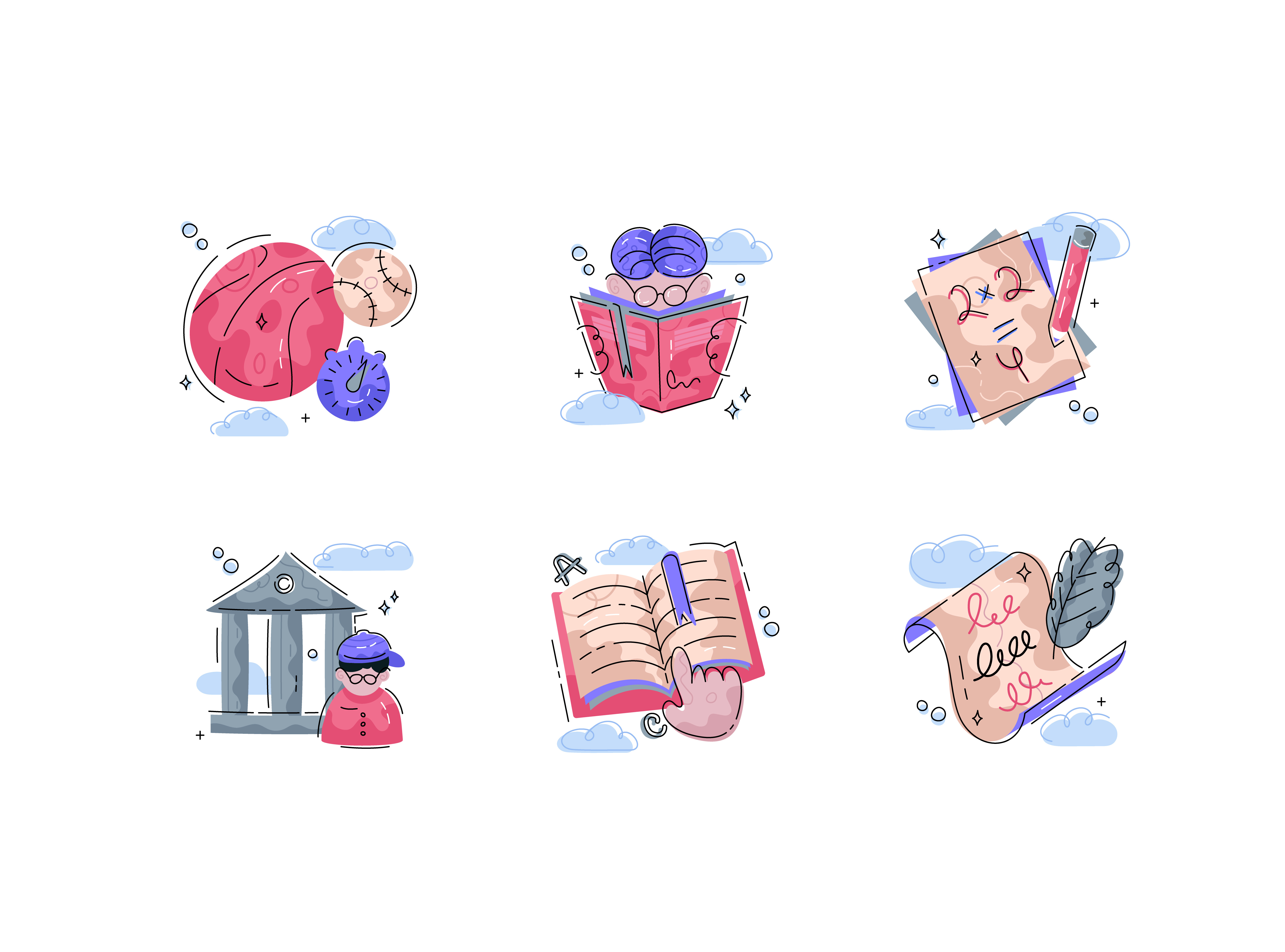 kindergarten and back to school icons activity back to school child children civil cute design flat icon illustration kindergarden line literature math reading school schoolboy sport study vector