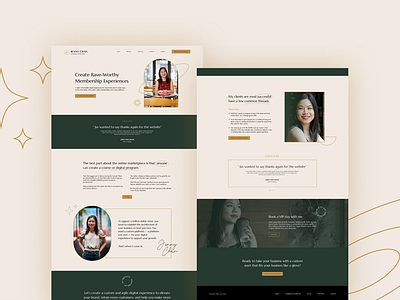 Jenny Chan Portfolio web design design ui web