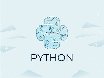 Python Logo Redesign: Embracing a Blue Light Aesthetic animation branding design graphic design illustration logo motion graphics vector
