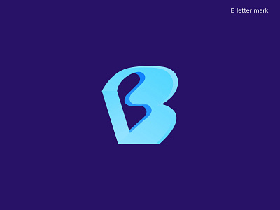B letter mark logo design b letter b mark brand logo branding designer graphic design icon identy logodesign logos logotype simple software vector