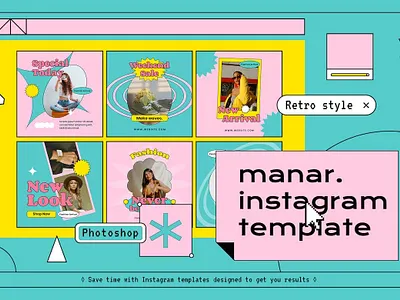 Creative Instagram Stories & Post Template - Manar instagram instagram banner instagram post instagram post template instagram posts instagram posts template instagram stories instagram stories template instagram story instagram story template instagram template instagram templates social media social media banner social media pack social media templates socialmedia stories ui ux