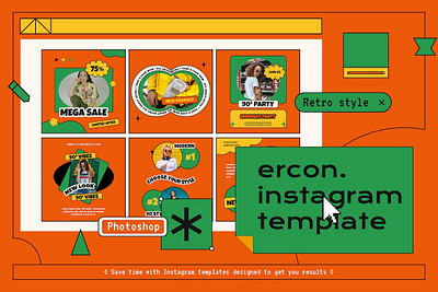 Creative Instagram Stories & Post Template - Ercon instagram instagram banner instagram post instagram post template instagram posts instagram posts template instagram stories instagram stories template instagram story instagram story template instagram template instagram templates social media social media banner social media pack social media templates socialmedia stories ui ux