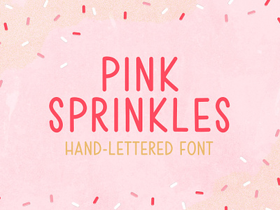 Pink Sprinkles Handwritten Font