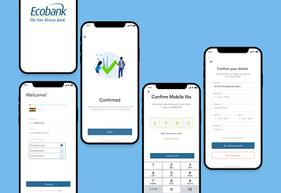 STP Solution for Ecobank Ghana by me for eProcess Nigeria branding design graphic design ui ux