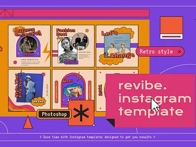 Creative Instagram Stories & Post Template - Revibe instagram instagram banner instagram post instagram post template instagram posts instagram posts template instagram stories instagram stories template instagram story instagram story template instagram template instagram templates social media social media banner social media pack social media templates socialmedia stories ui ux
