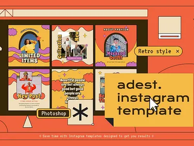 Creative Instagram Stories & Post Template - Adest instagram instagram banner instagram post instagram post template instagram posts instagram posts template instagram stories instagram stories template instagram story instagram story template instagram template instagram templates social media social media banner social media pack social media templates socialmedia stories ui ux