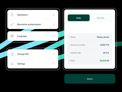 Seedly UI Components android app branding color dark ui fintech front end gradient ios menu mobile mobile app presentation product design prototype side bar ui component ui design uiux ux design
