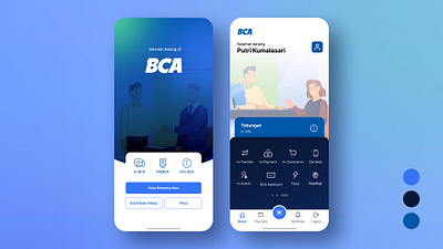 BCA Bank UI Redesign design graphic design ui