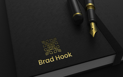 Brad Hook Writer Logo Design (Unused Concept) graphic design logo logo design inspiration