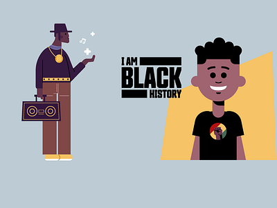 Black History Designs for Godaddy.com black history character character design culture design flat illustration lafespaceart motion graphics vector