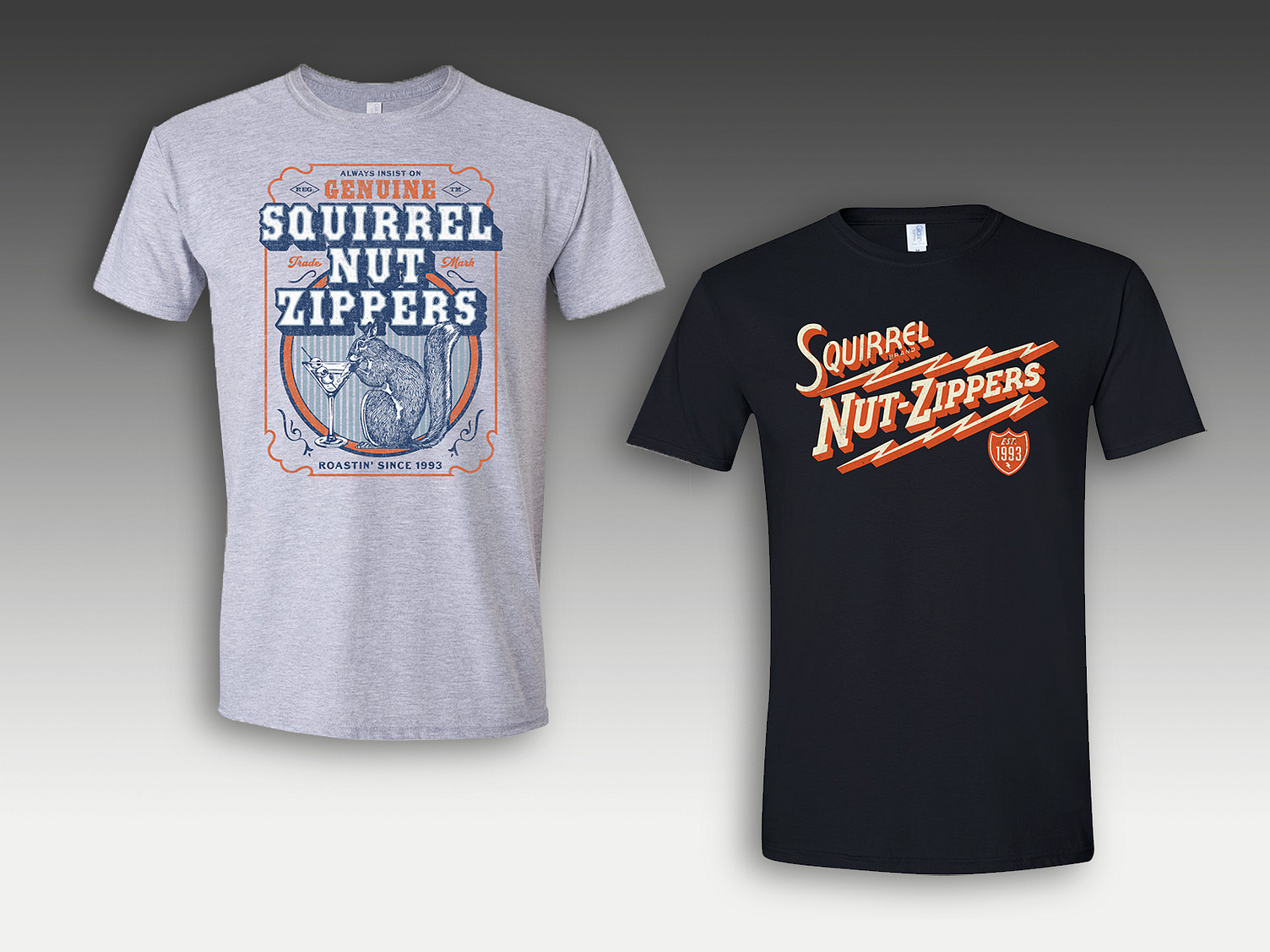 Merch designs for Squirrel Nut Zippers by Tim Shawl on Dribbble