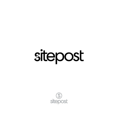 Sitepost Techno creative logo branding graphic design logo s latterlogo techno logo textlogo