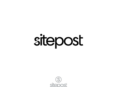 Sitepost Techno creative logo branding graphic design logo s latterlogo techno logo textlogo