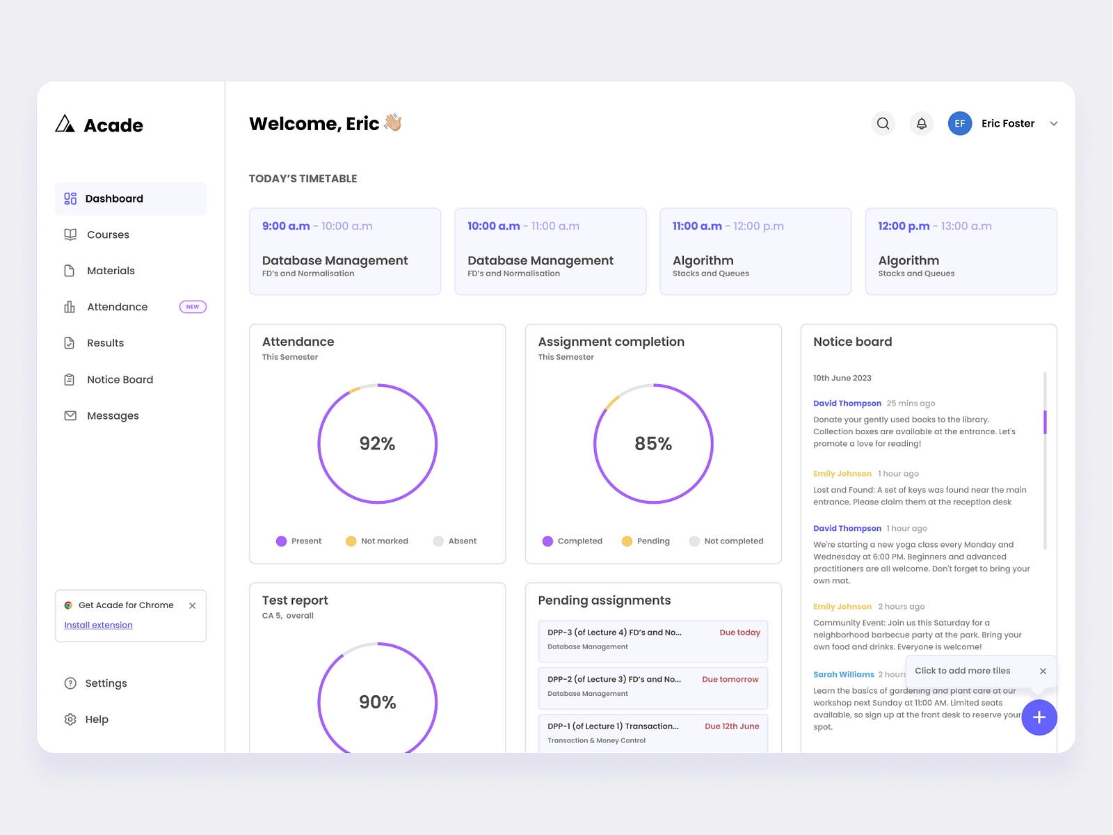 Student Management System by CubeCrate on Dribbble