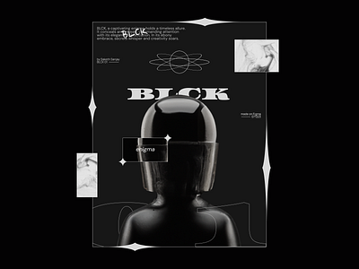 BLCK 01 design graphic design illustration typography vector