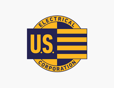 Logo for U.S. Electrical Corp branding design graphic design logo