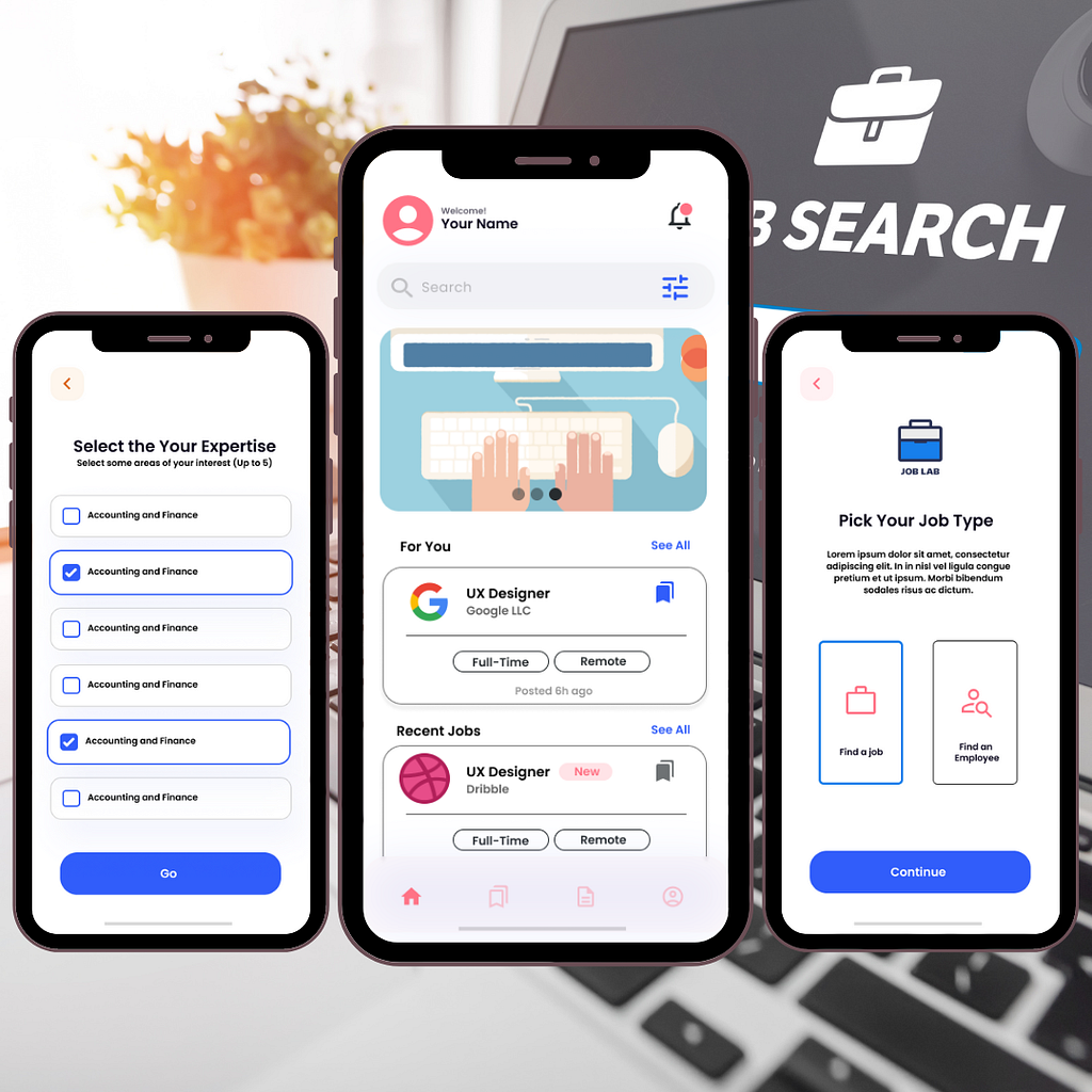 Job Lab Mobile App Design by Pasindu Madhushanka on Dribbble
