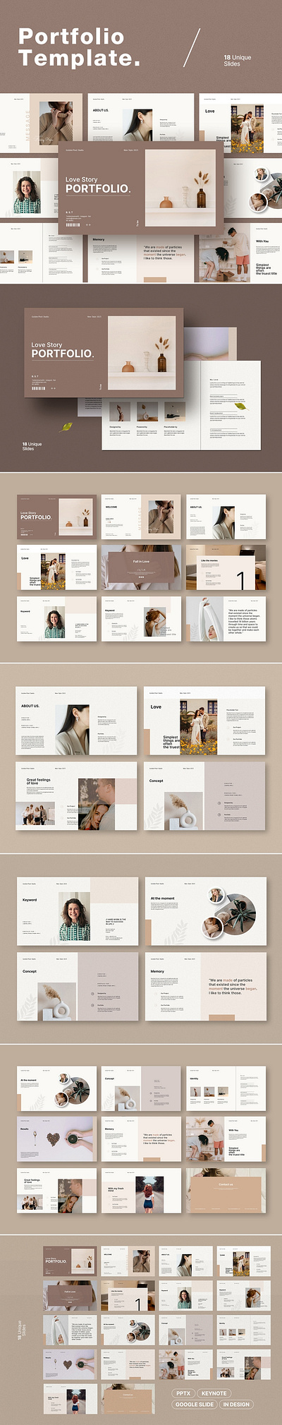 Love Style Presentation Template biz plan