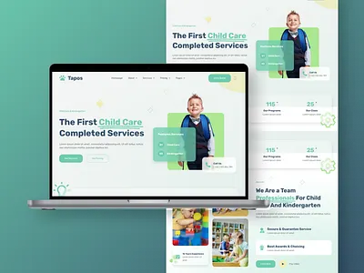 Child Care Website Design branding child care platform childcare website childcare website design childcare website mockups children website design elementary website landing page non profit platform non profit website platform website school website school website design ui ux web mockups website website design website mockups