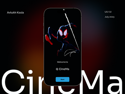 CineMa website branding design graphic design illustration logo minimal typography ui ux web