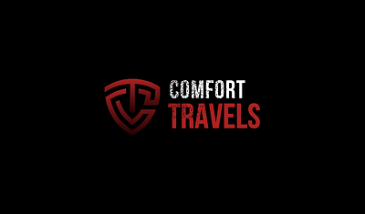 Comfort Travels branding design graphic design illustration logo typography vector