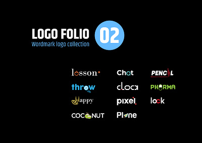 Wordmark Logo adobe branding design graphic illustrator lettermark lettermark logo logo logo design logo folio logofolio logotype photoshop