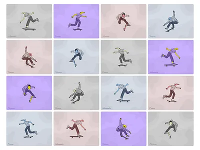 Skate Newts 360flip amphibia branding design graphic design grey illustration kickflip lilac logo mode newt newts salamander skate skateboarding skating typography vector