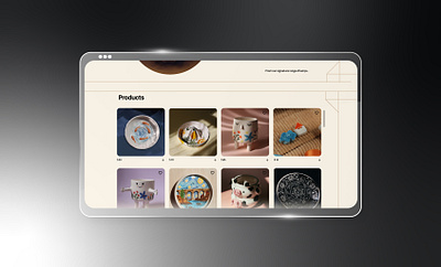 Website Design business landing web page site designer branding ceramic studio design illustration logo ui ux visual identity website