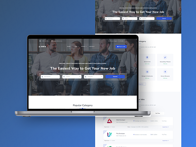 Job Finder Website Design branding design job finder job finder platform job finder website job portal design job portal website job prtal job search website job searching landing page recruitment website recuiritment remote jobs finder third party website ui ux website website design website mockups