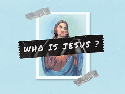 Who is Jesus? church church graphic design church graphics creative design graphic design graphics jesus jesus christ jesus design jesus graphic design photoshop sermon series who is jesus