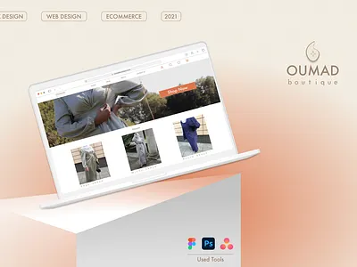 UX/UI Case Study - Oumad Boutique b2c branding case study design ecommerce figma graphic design illustration logo typography ui user interface uxdesigner website wireframe