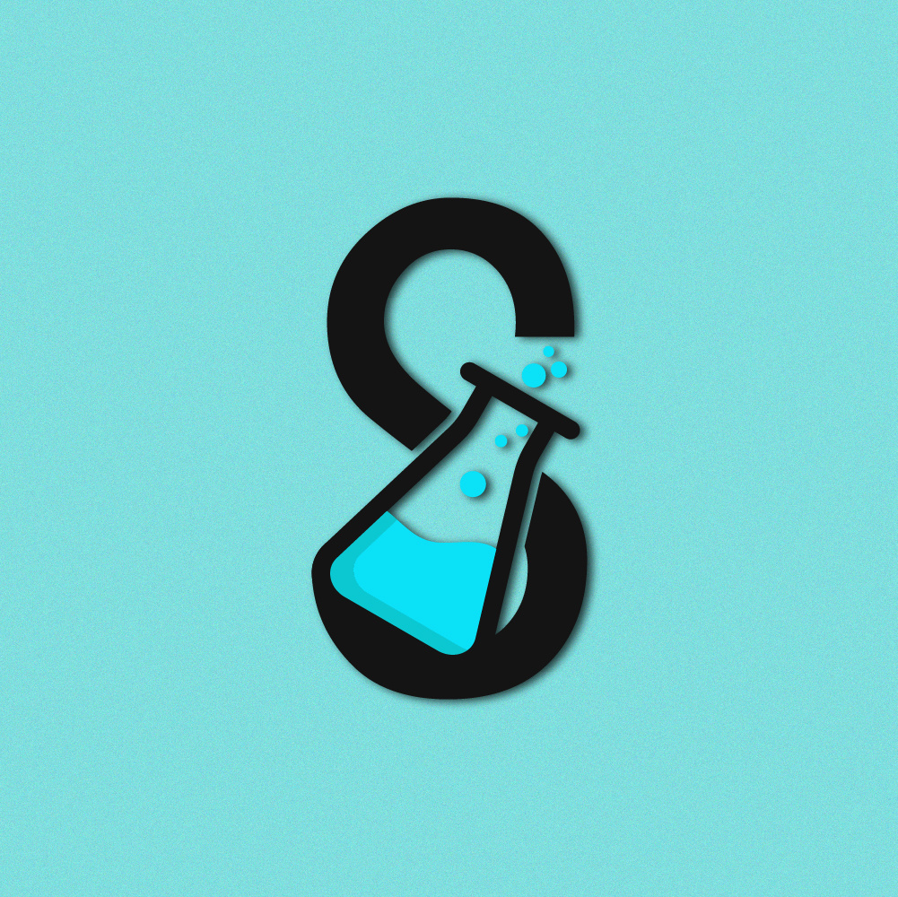 S + test tube logo concept (available for purchase) by SuskalaDesigns ...