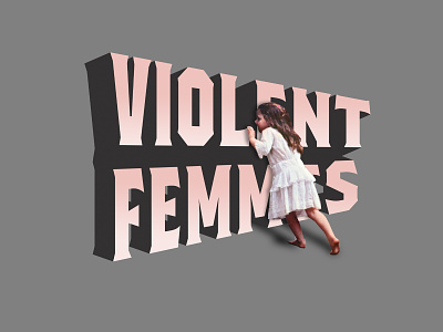 Violent Femmes concept art for 40th year debut album release admat album art branding design graphic design illustration logo retro vector violentfemmes