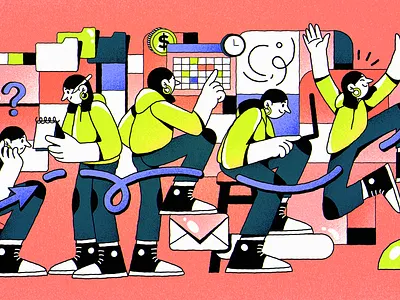 Time management in project management design graphic design illustration job managment time project project managment time