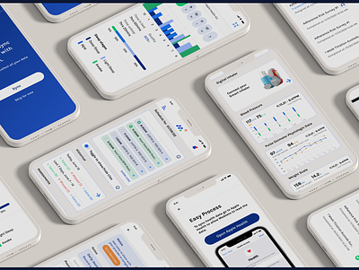 Medesto | Remote Patient Monitoring App app app design apple health dashboard drugs health health tracking inhaler medication medicine patient pills uiux design weight