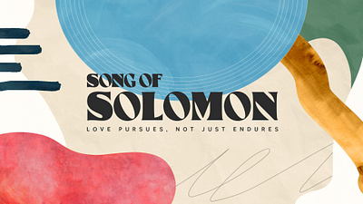 Song of Solomon church design graphic design illustration series sermon thumbnail