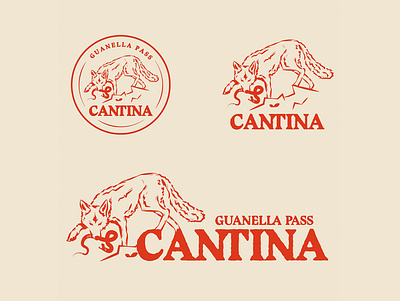 Cantina Concept branding cantina coyote design digital illustration graphic design illustration logo snake vector