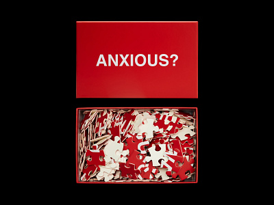 We're Not Really Strangers, Anxious Puzzle branding design graphic design keaton webb packaging product puzzle were not really strangers wnrs