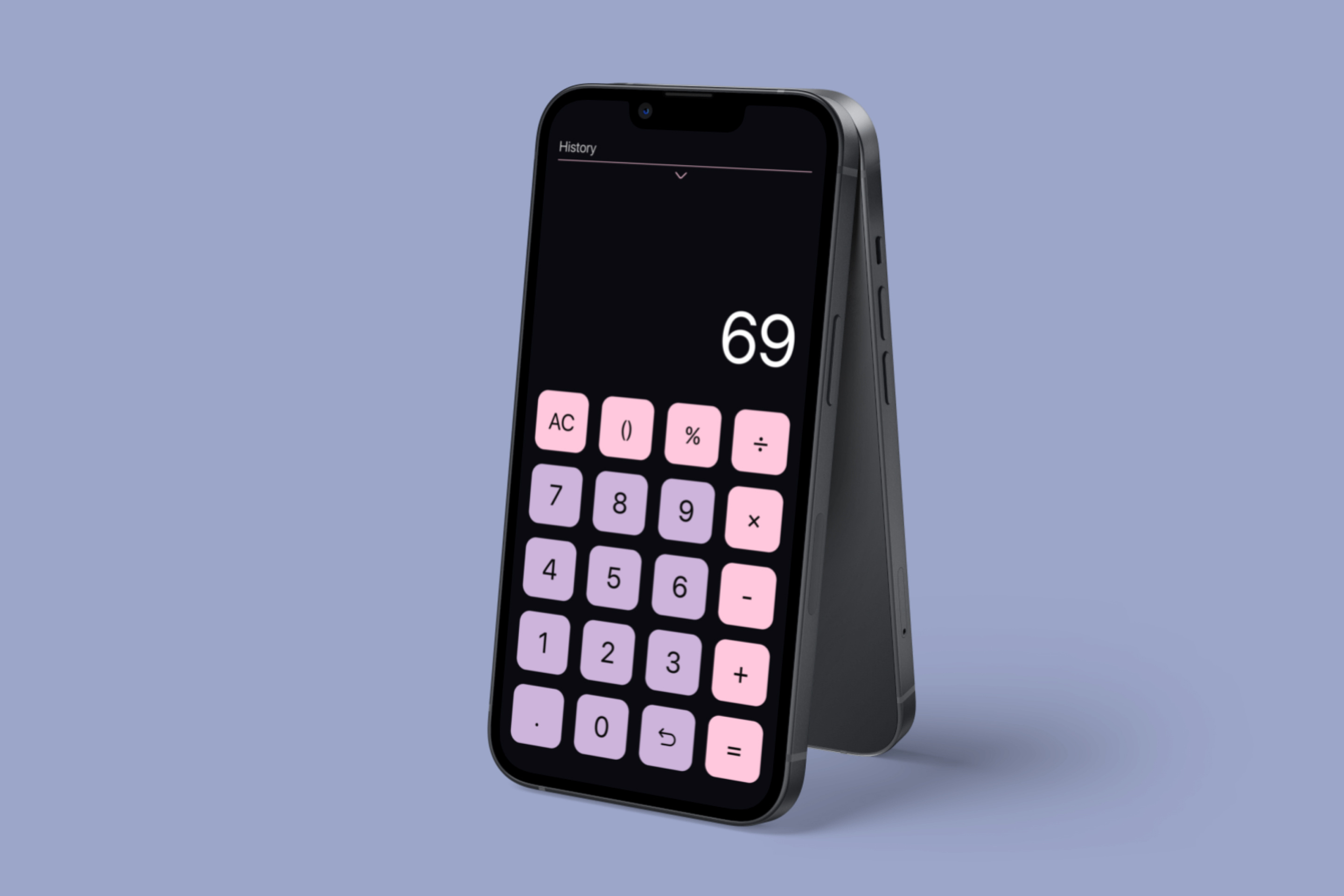 Calculation - Daily Designs (Day 4) app daily day4 design graphic design illustration minimal pastel pink purple ui ux