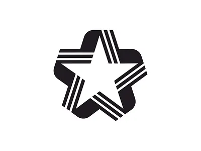 Star branding design flat graphic design icon illustration logo minimal ui vector