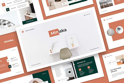 Miniska - Clean and Minimalist PowerPoint Template abstract annual business corporate download google slides keynote pitch pitch deck powerpoint powerpoint template pptx presentation presentation template professional slides template ui v web