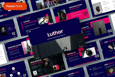 Luthor – Business PowerPoint Template abstract annual business clean corporate download google slides keynote pitch pitch deck powerpoint powerpoint template pptx presentation presentation template professional slides template ui web